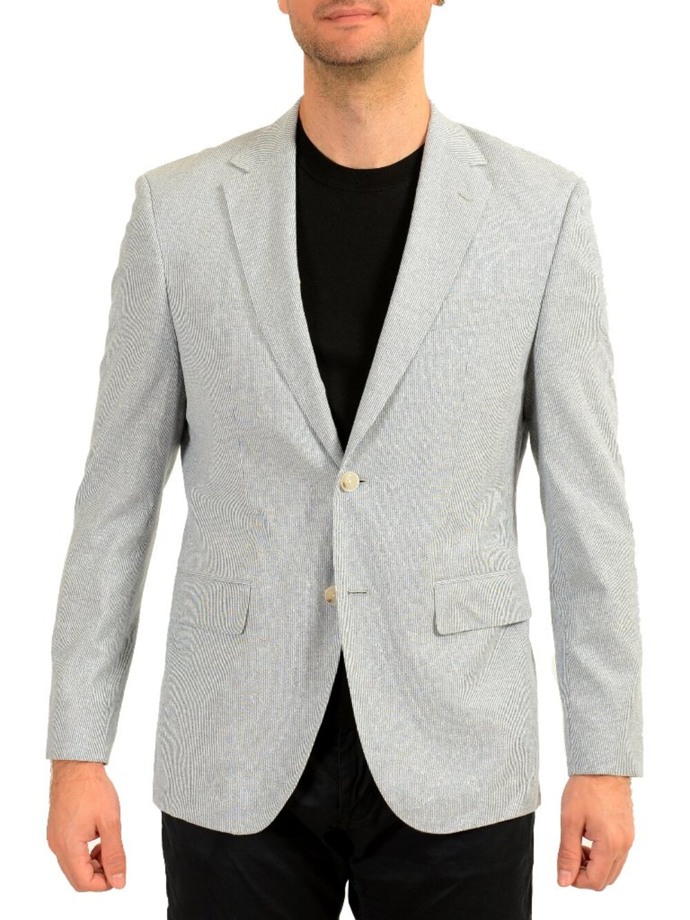 Hugo Boss Men's "H-Jeckson-2Pcs-253" Striped Two Button Blazer US 38R IT 48R